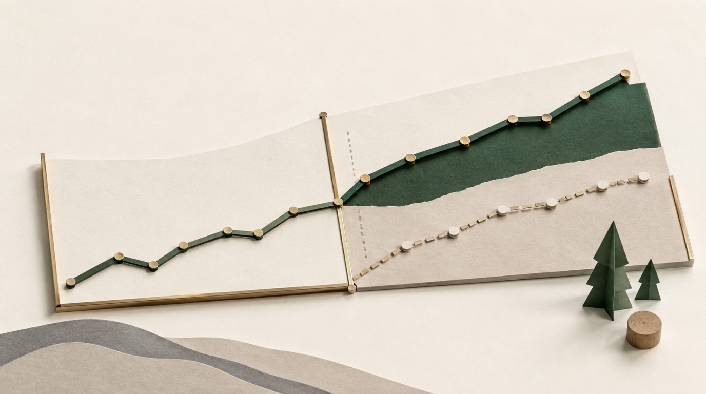 A range chart shows synthetic low, reference, and high points inside three price corridors.