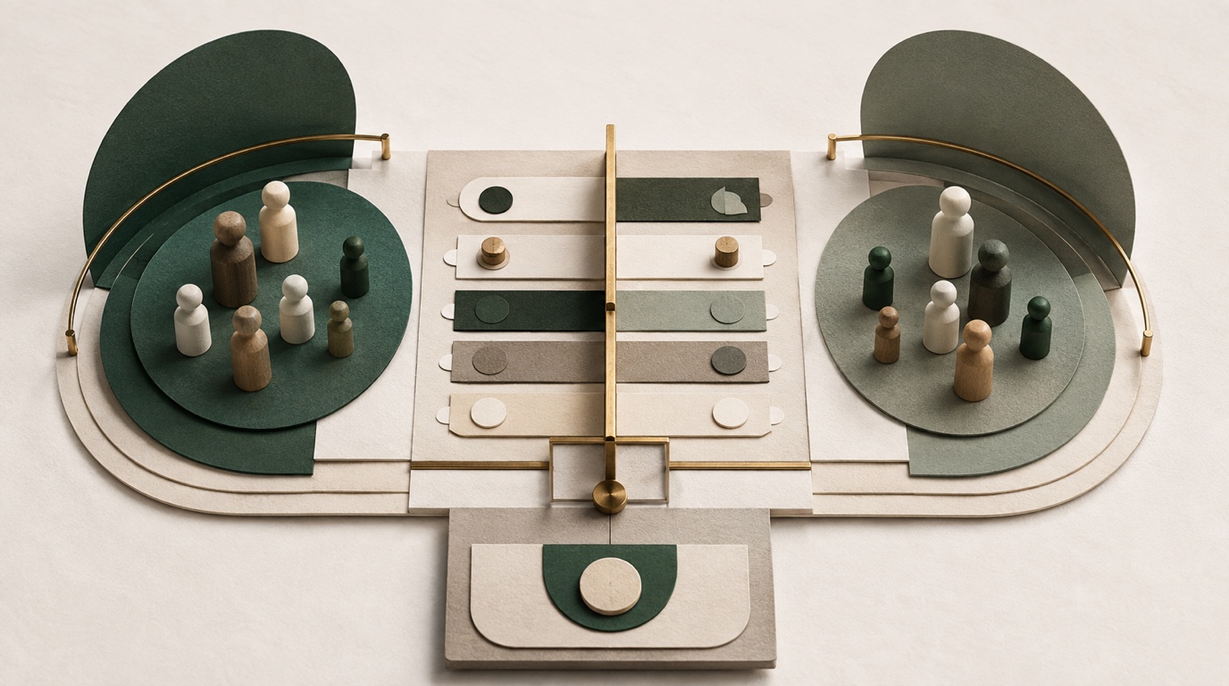 A paper transfer matrix separates the source result from target population, treatment, outcome, and context changes.